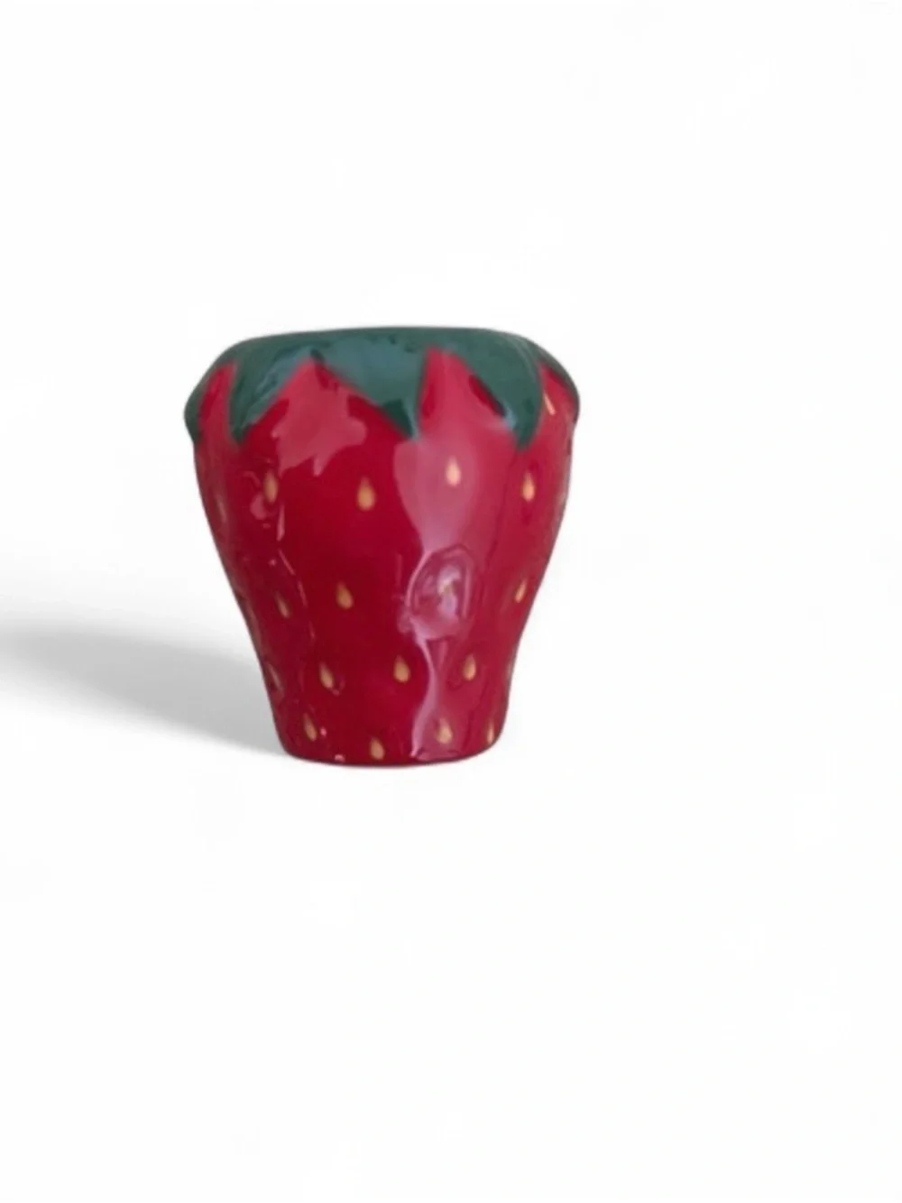 Anthropologie strawberry match stick holder
